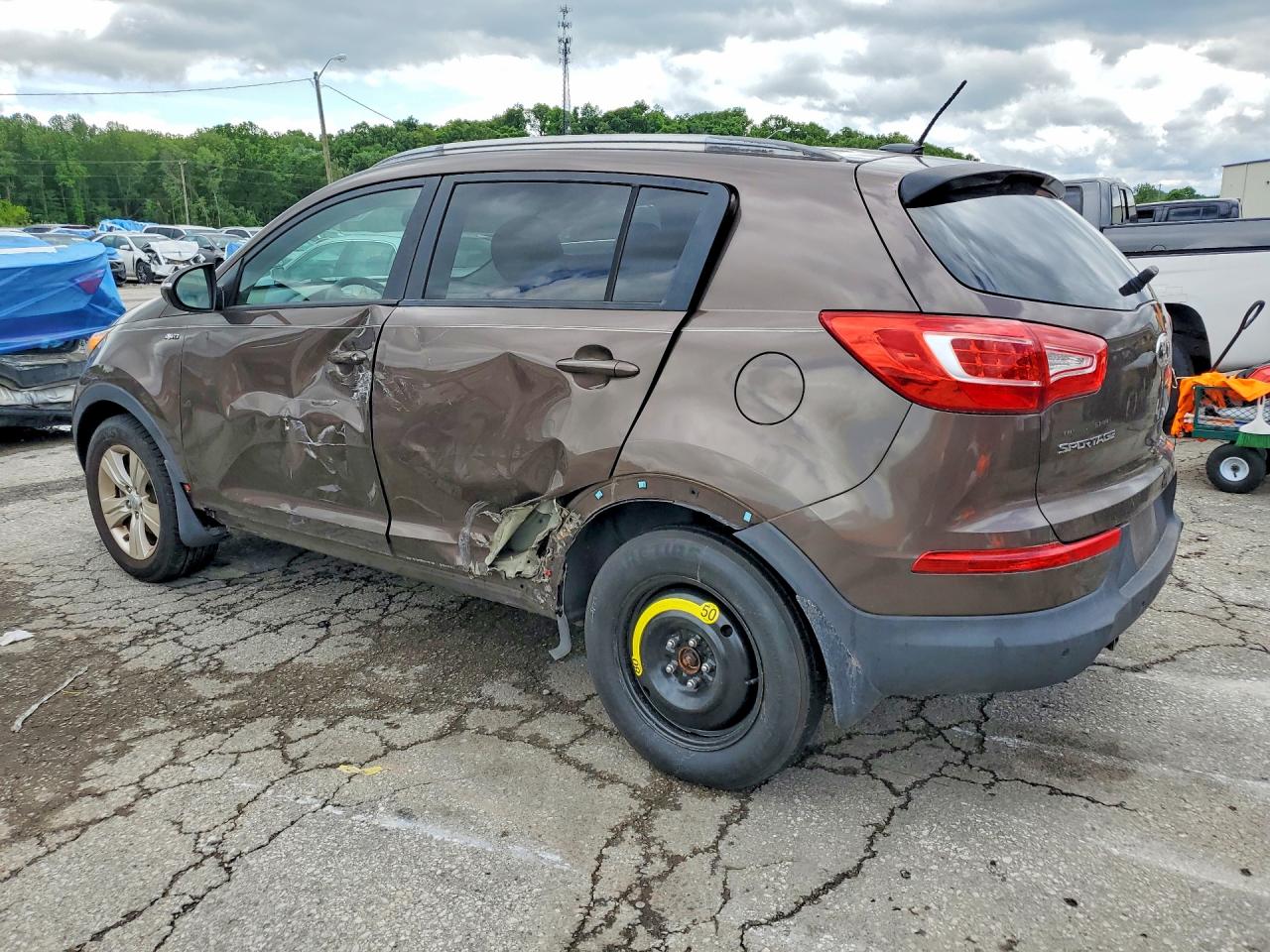 2013 Kia Sportage Lx Brown vin: KNDPBCA24D7529975