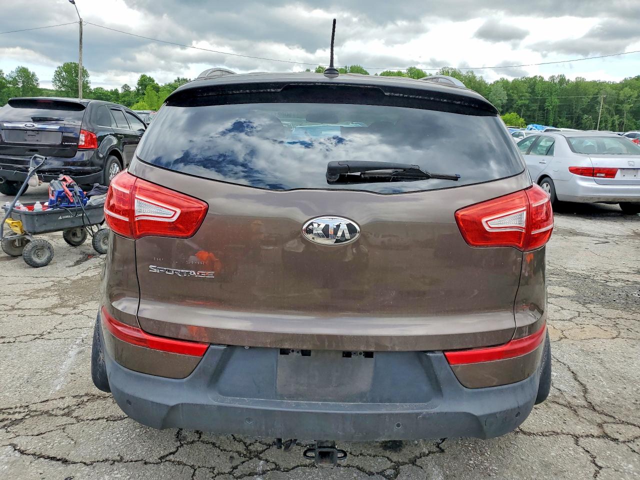 2013 Kia Sportage Lx Brown vin: KNDPBCA24D7529975