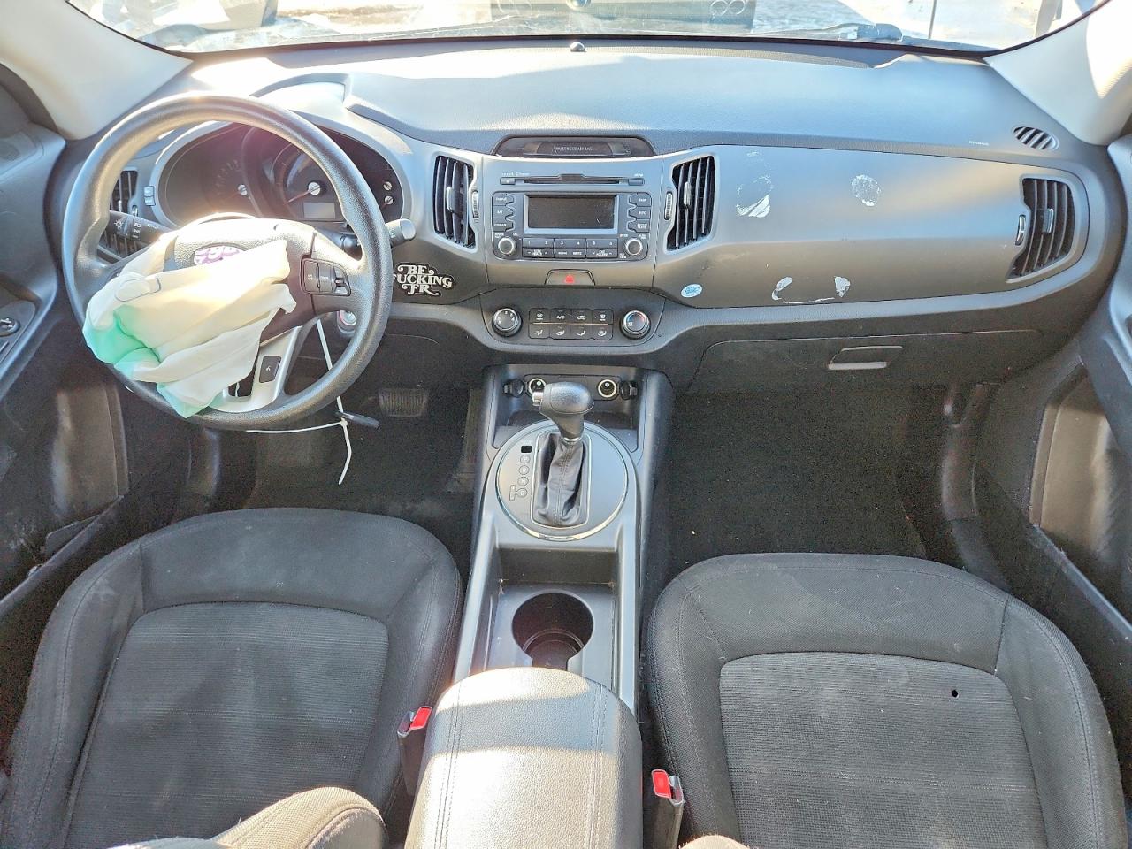 2011 Kia Sportage Lx Charcoal vin: KNDPBCA25B7098060