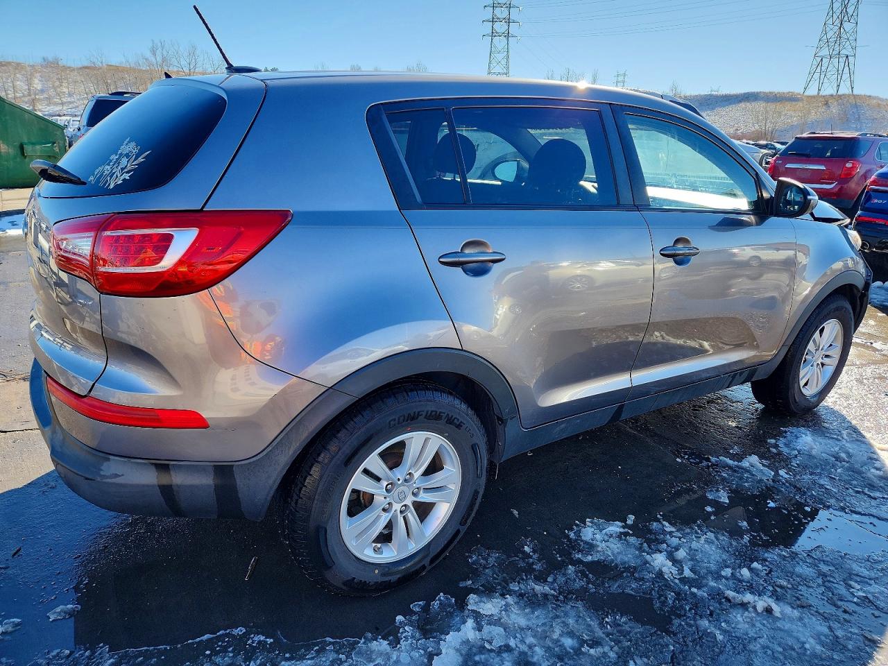 2011 Kia Sportage Lx Charcoal vin: KNDPBCA25B7098060