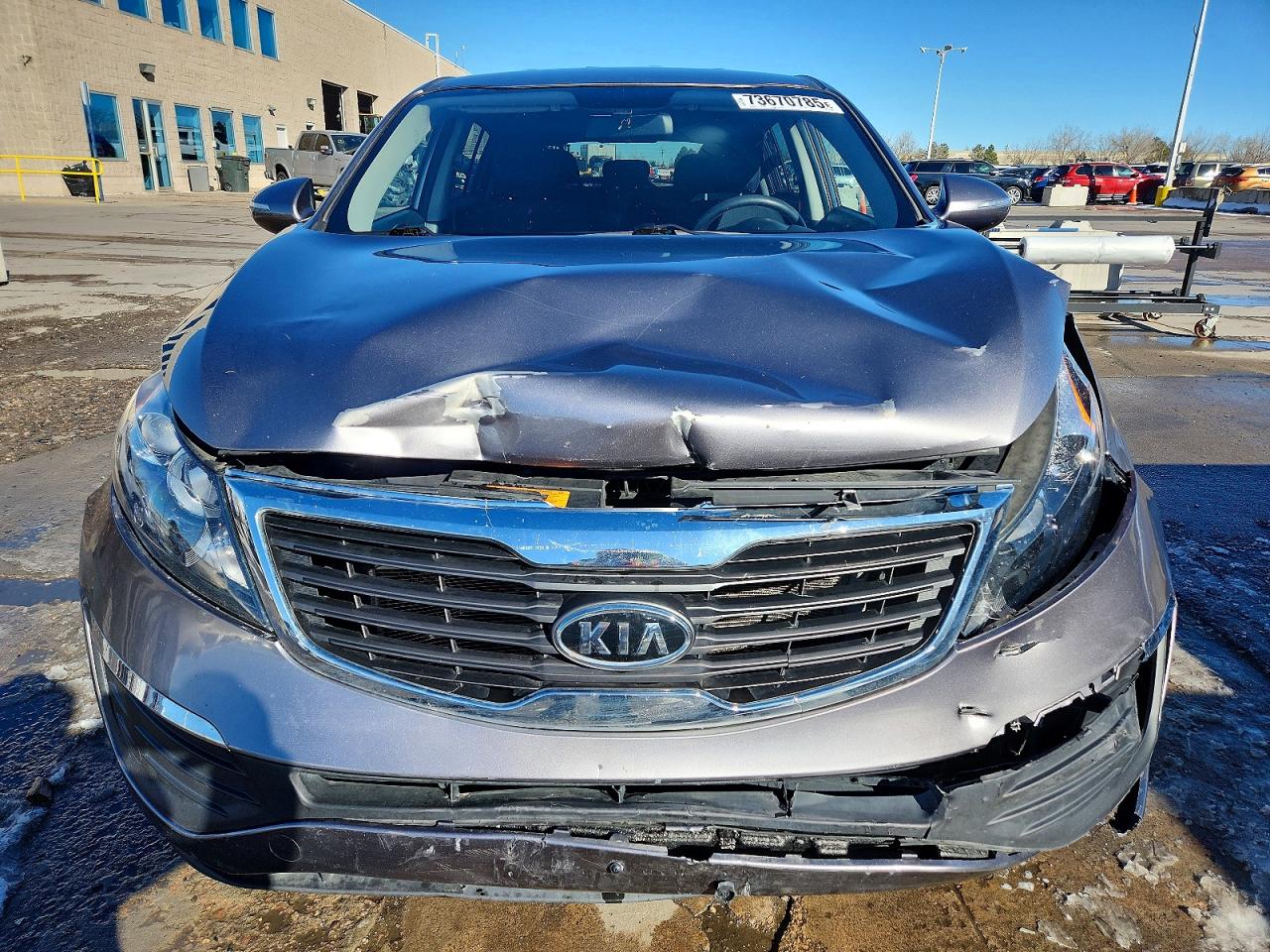 2011 Kia Sportage Lx Charcoal vin: KNDPBCA25B7098060