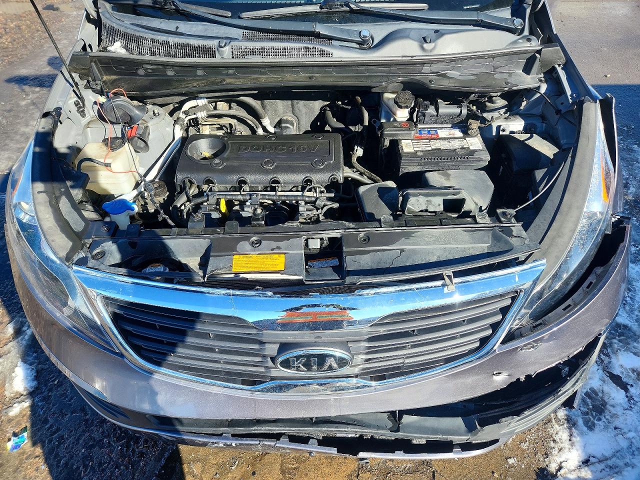 2011 Kia Sportage Lx Charcoal vin: KNDPBCA25B7098060