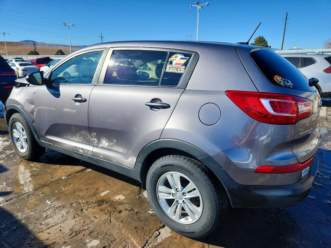 2011 Kia Sportage Lx Charcoal vin: KNDPBCA25B7098060