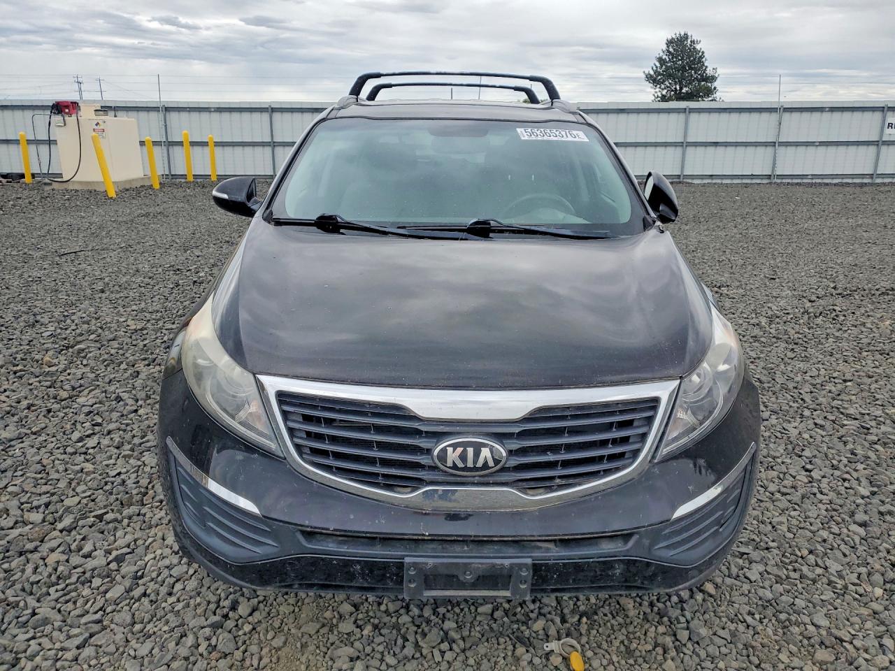 2013 Kia Sportage Lx Black vin: KNDPBCA25D7350277