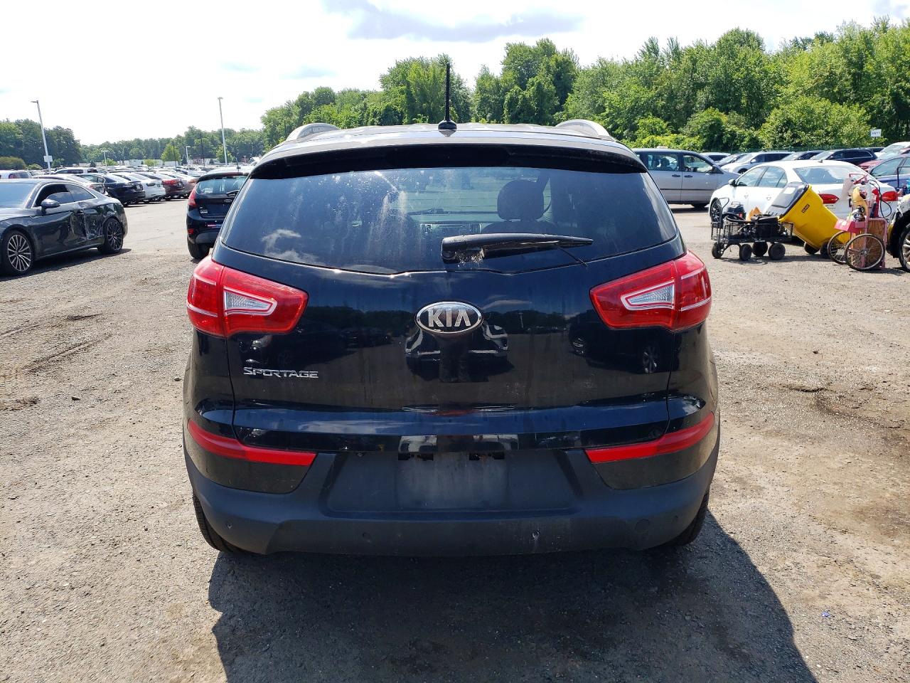 2013 Kia Sportage Lx Charcoal vin: KNDPBCA25D7354636
