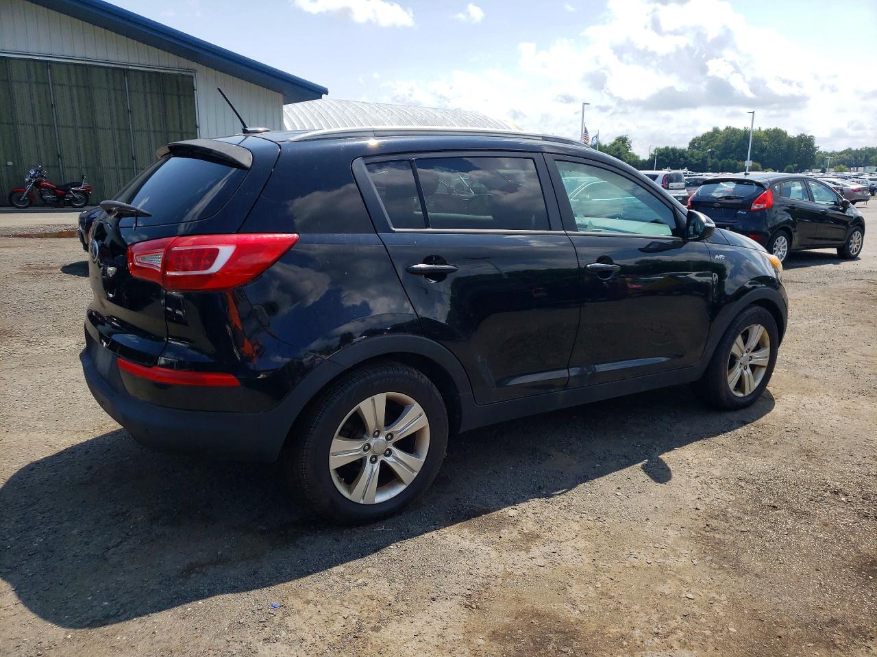 2013 Kia Sportage Lx Charcoal vin: KNDPBCA25D7354636