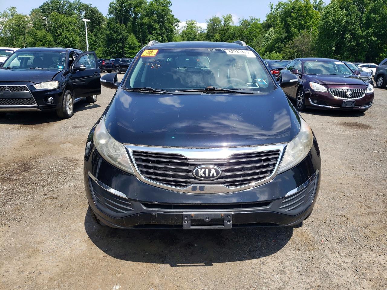 2013 Kia Sportage Lx Charcoal vin: KNDPBCA25D7354636