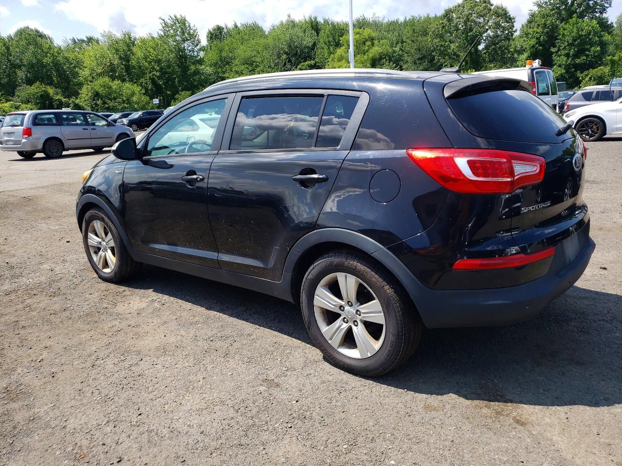 2013 Kia Sportage Lx Charcoal vin: KNDPBCA25D7354636