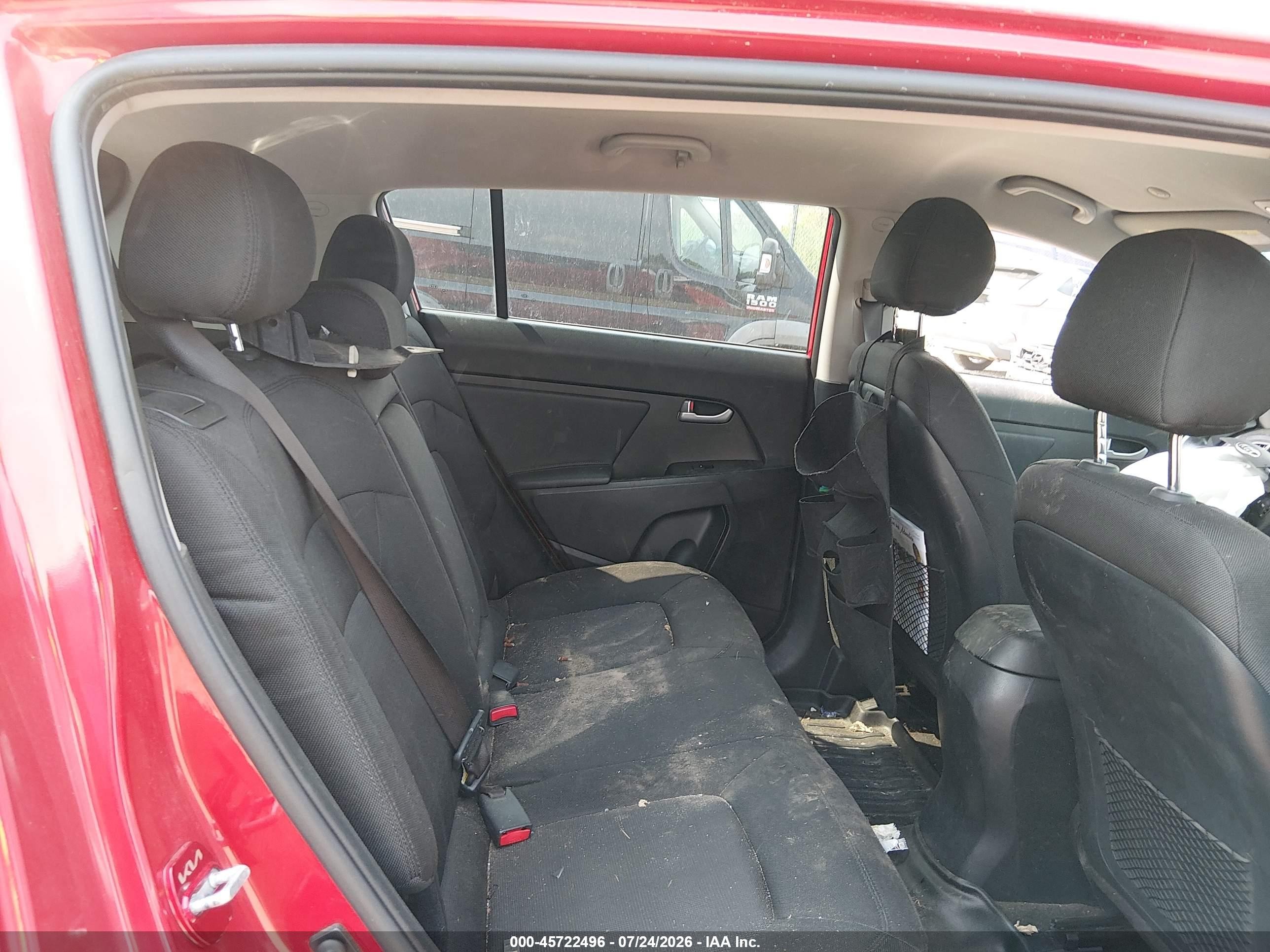 2013 Kia Sportage Lx Red vin: KNDPBCA25D7469530