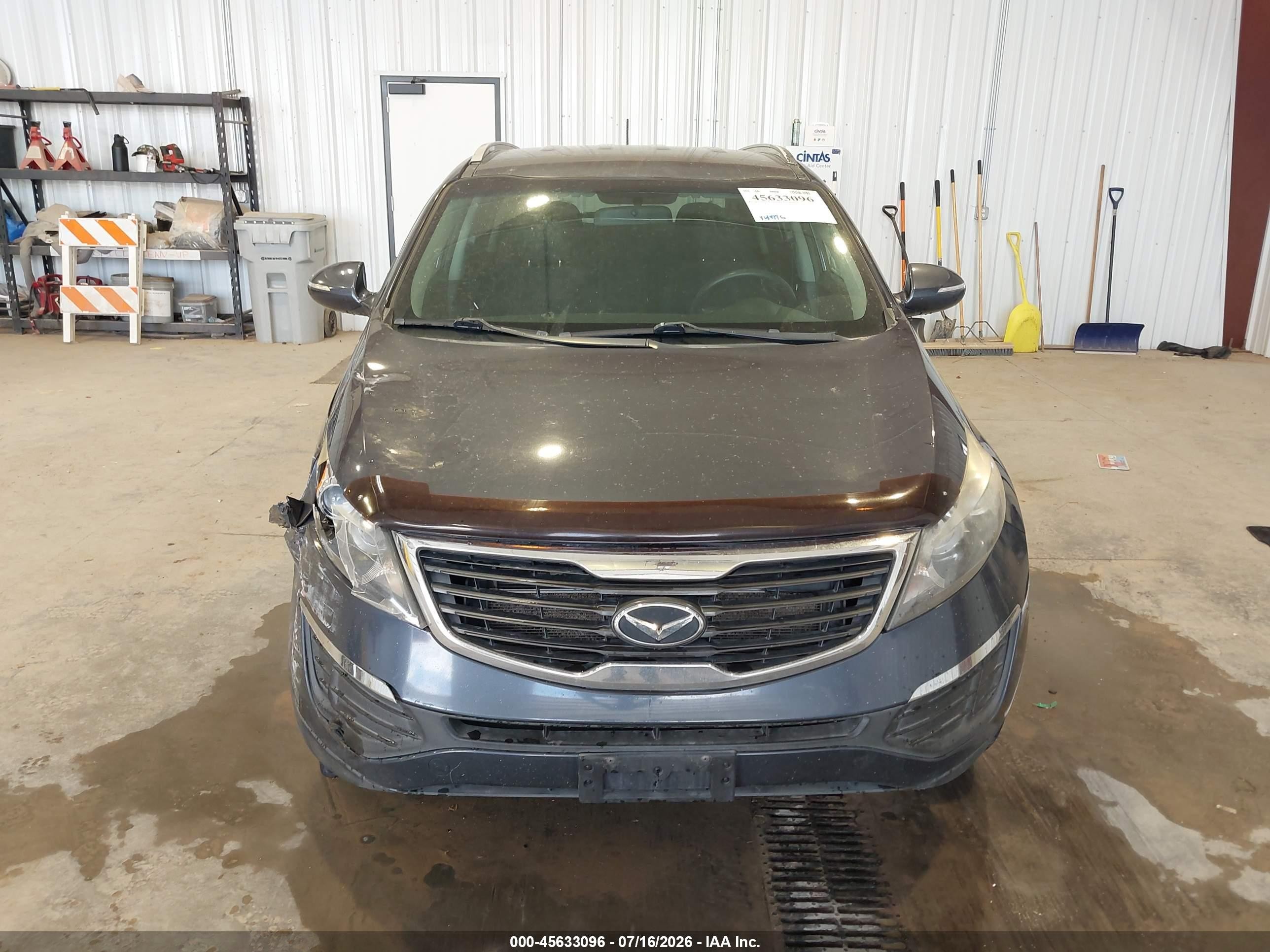 2011 Kia Sportage Lx Gray vin: KNDPBCA26B7030589