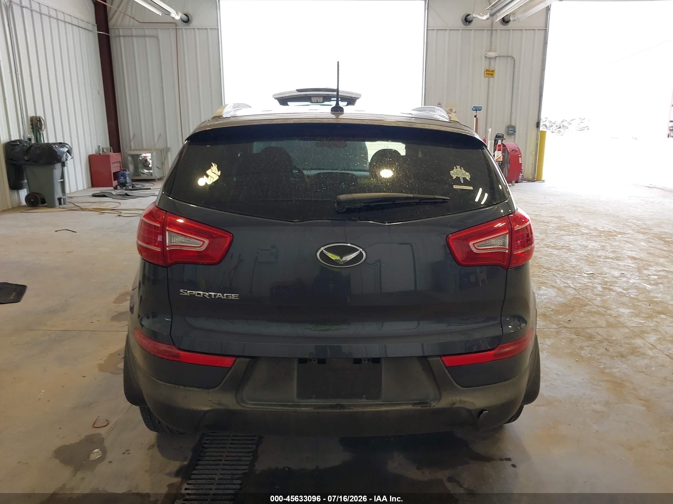 2011 Kia Sportage Lx Gray vin: KNDPBCA26B7030589