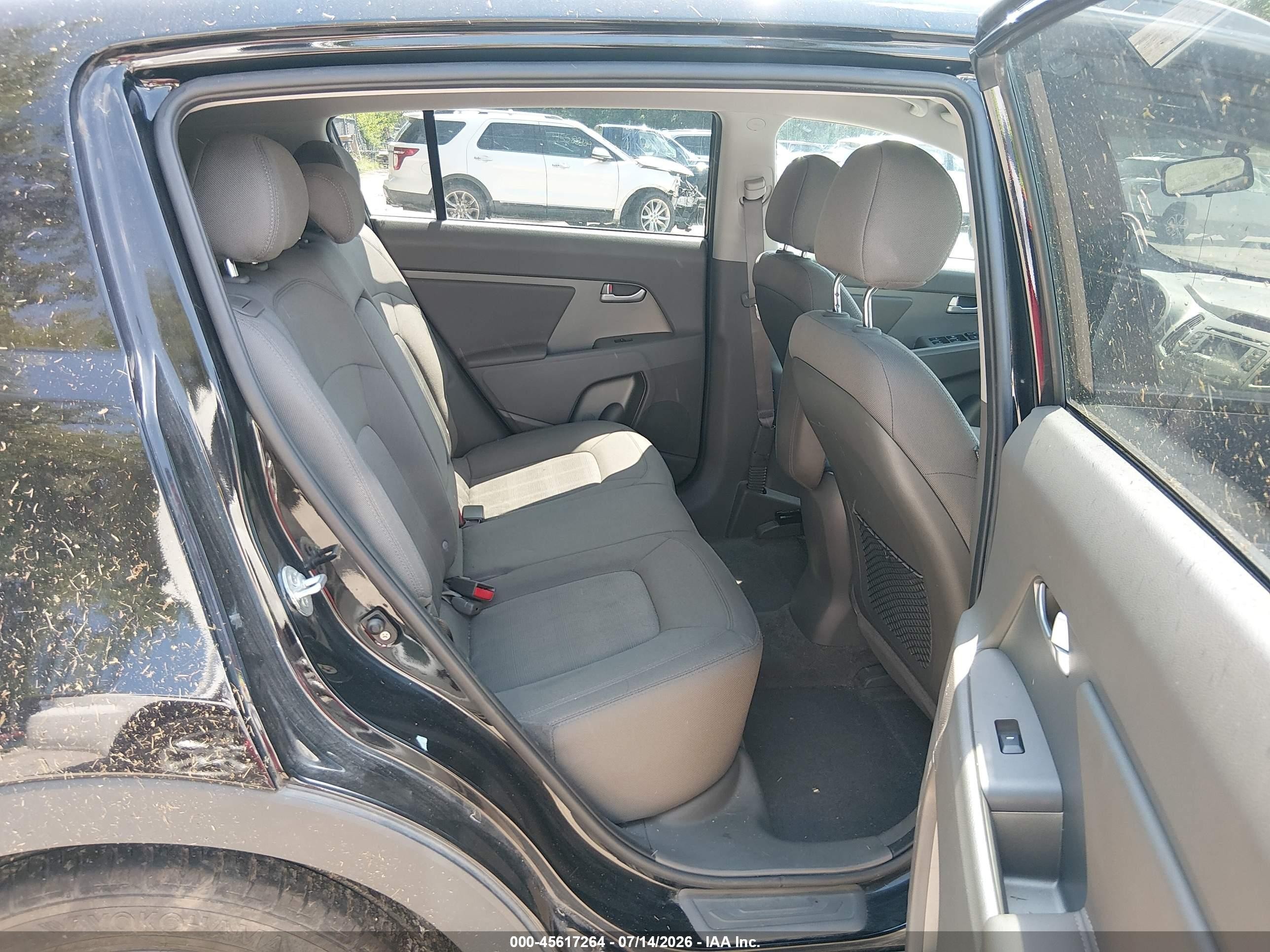 2012 Kia Sportage Lx Черный vin: KNDPBCA26C7234469