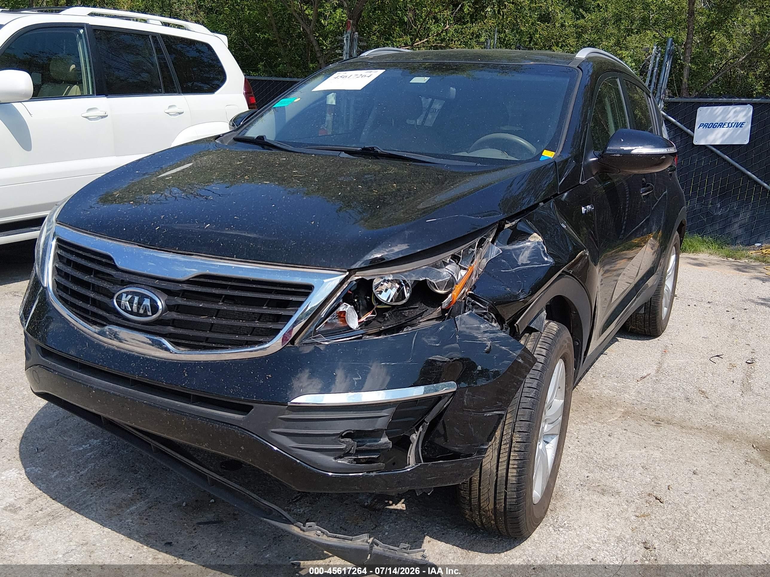 2012 Kia Sportage Lx Черный vin: KNDPBCA26C7234469