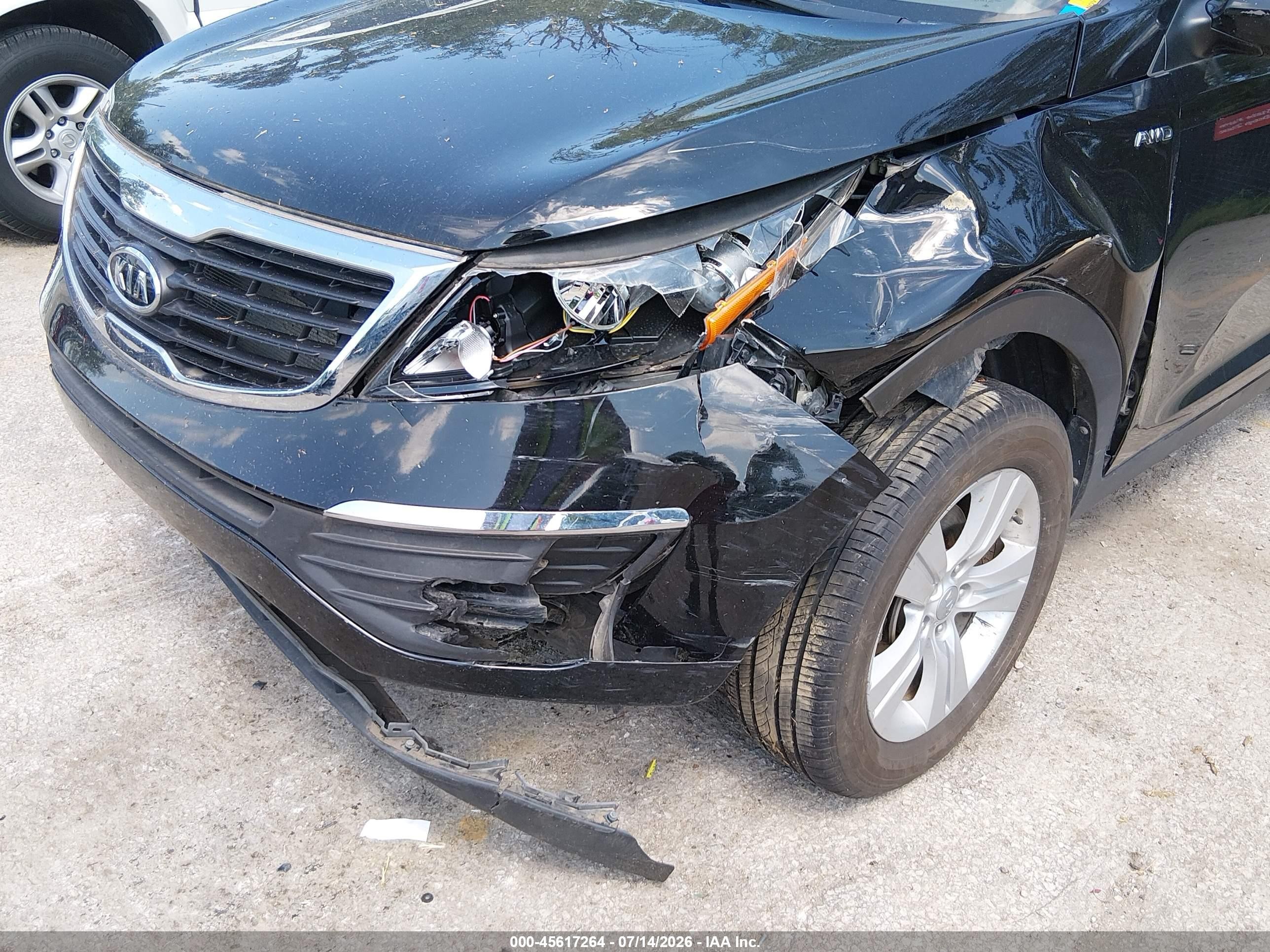 2012 Kia Sportage Lx Черный vin: KNDPBCA26C7234469