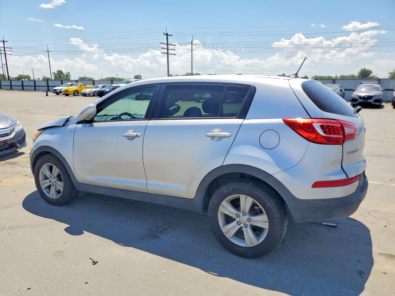 2012 Kia Sportage Lx Silver vin: KNDPBCA26C7271554
