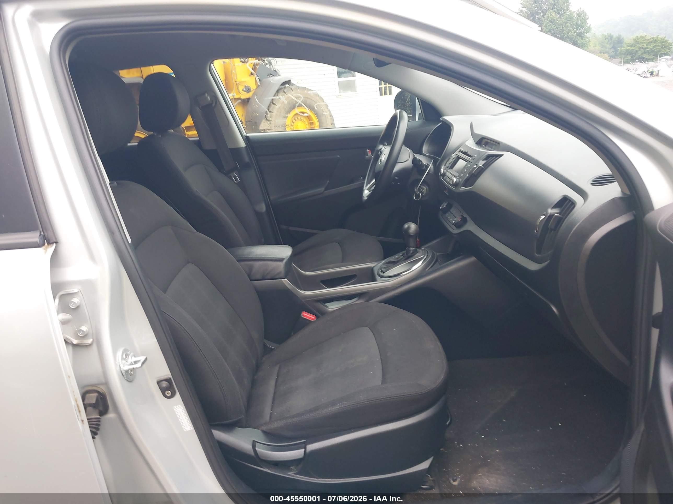 2012 Kia Sportage Lx Gray vin: KNDPBCA26C7309090