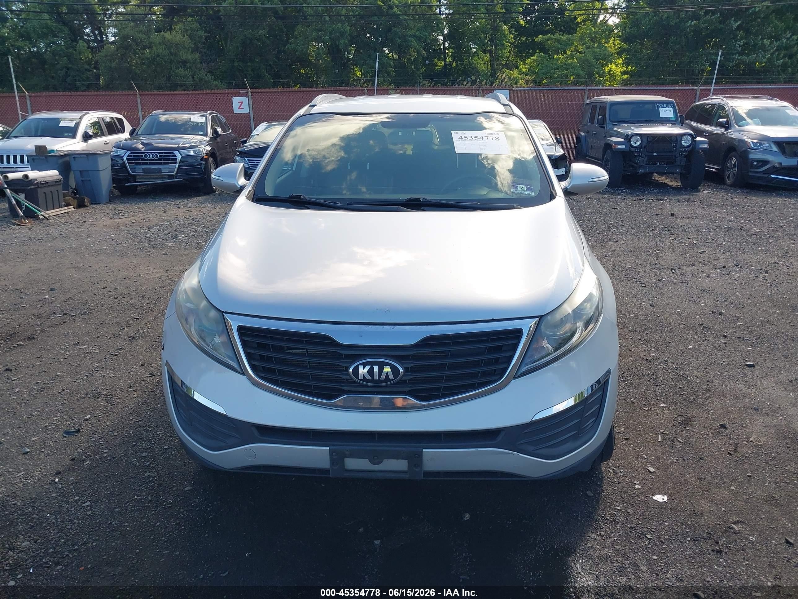 2013 Kia Sportage Lx Silver vin: KNDPBCA26D7388245