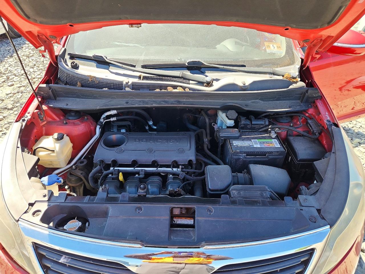 2011 Kia Sportage Lx Red vin: KNDPBCA27B7093832