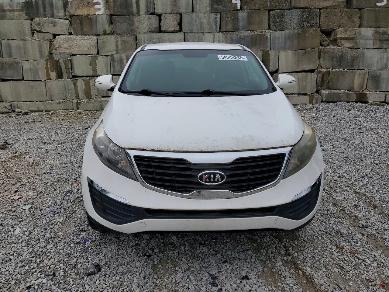 2012 Kia Sportage Lx White vin: KNDPBCA27C7201416