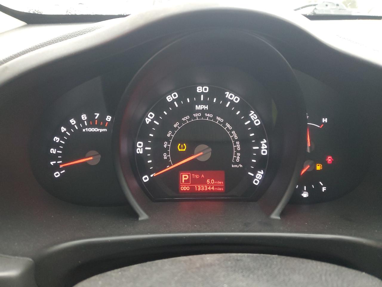 2012 Kia Sportage Lx Red vin: KNDPBCA27C7320440 Damage: Warning - Tire Pressure, On, Unacceptable