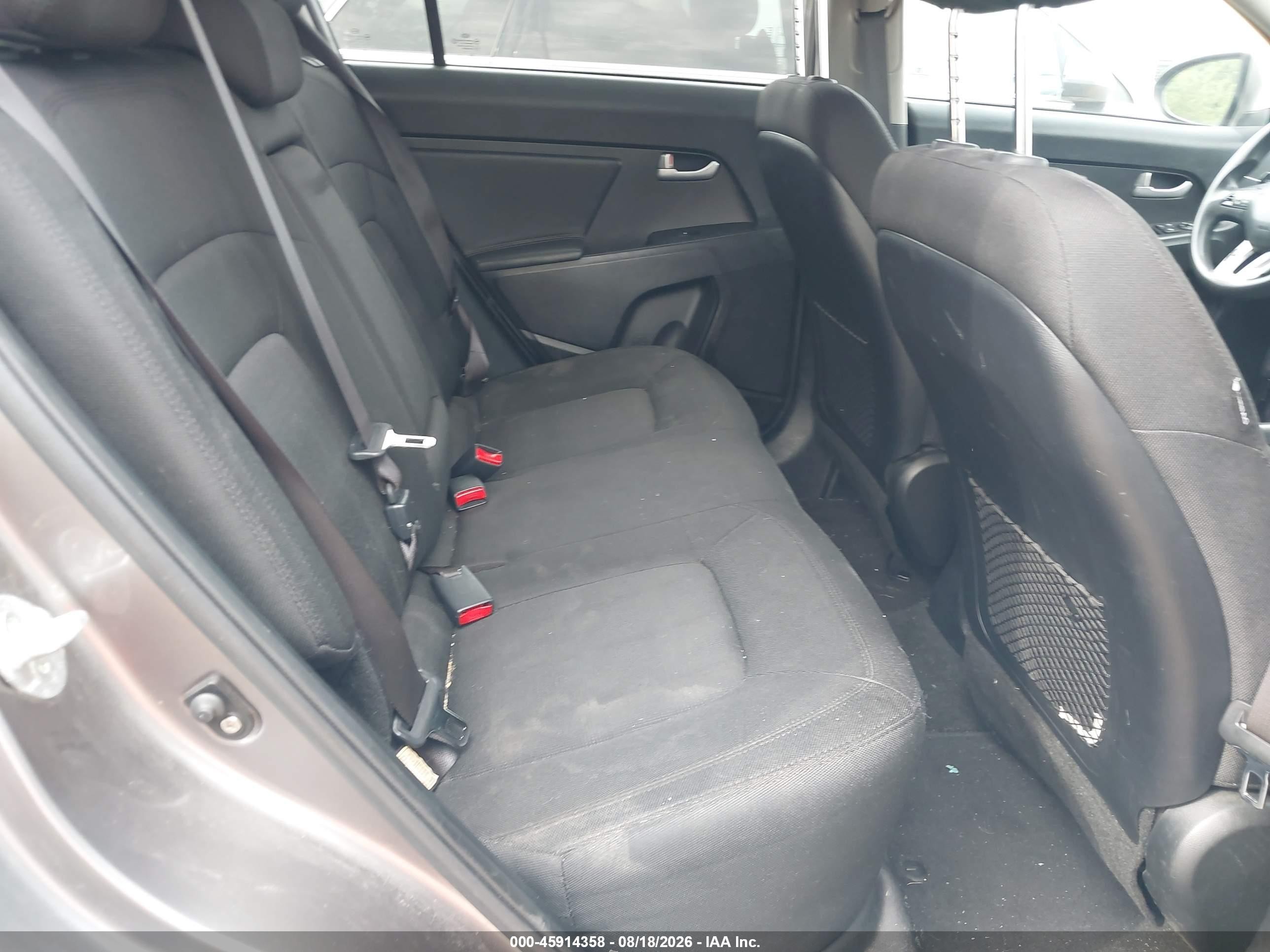 2013 Kia Sportage Lx Gray vin: KNDPBCA27D7405490