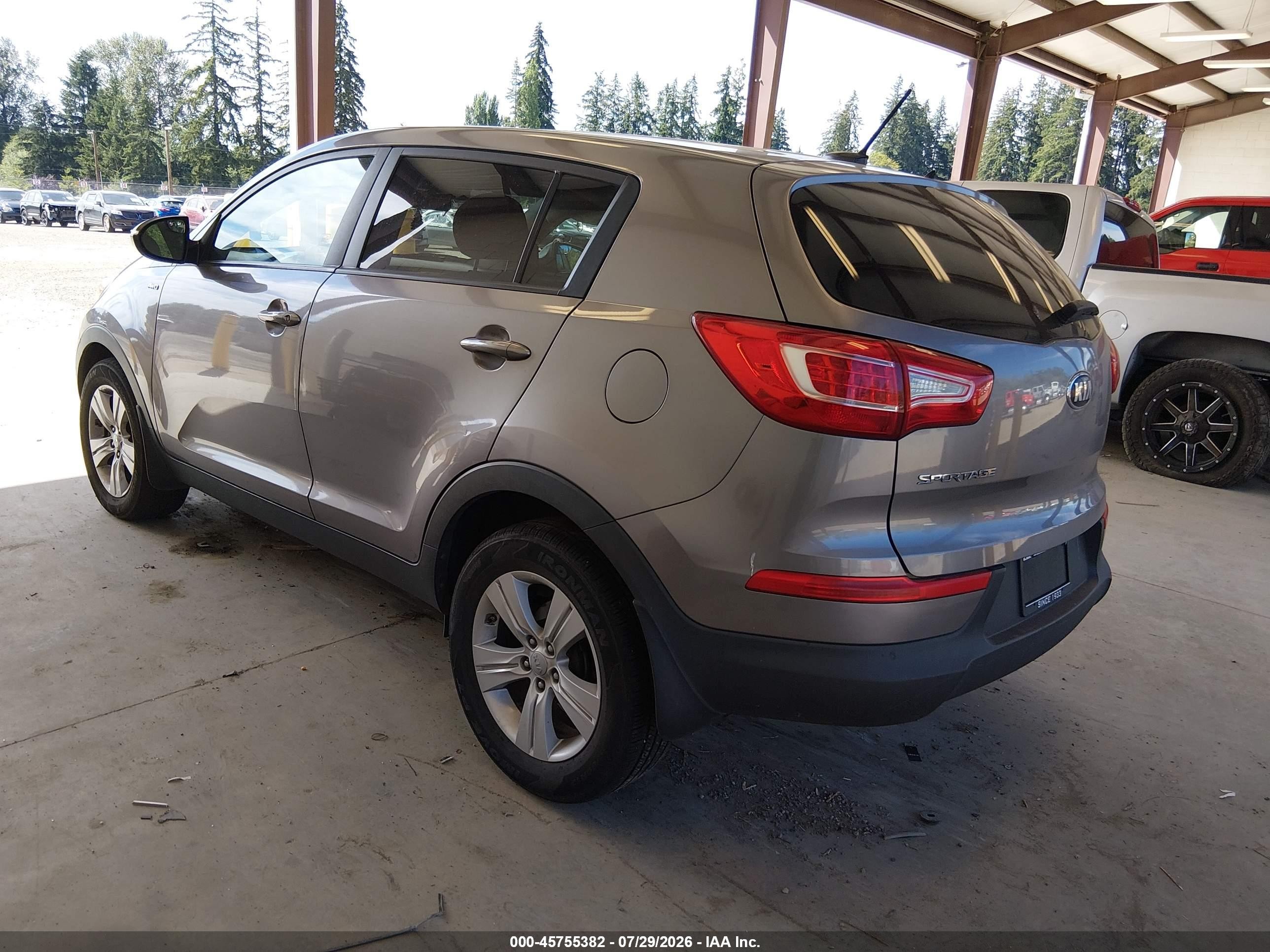 2013 Kia Sportage Lx Brown vin: KNDPBCA27D7486734