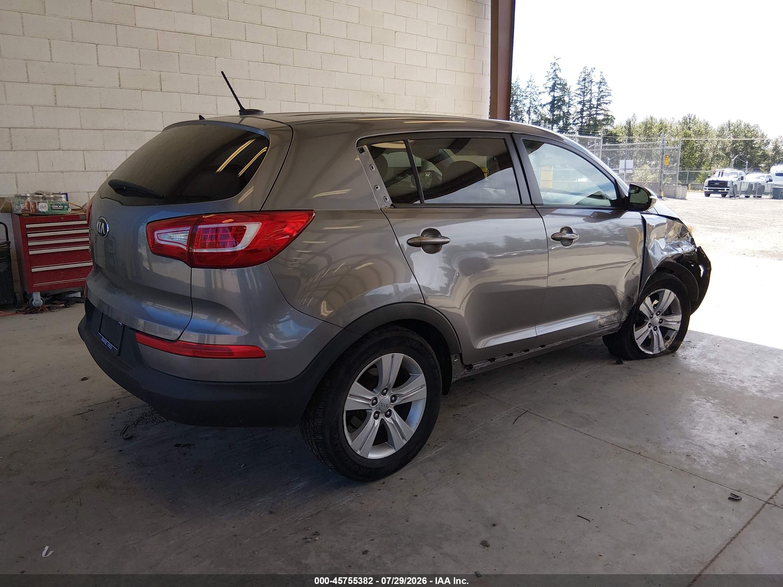 2013 Kia Sportage Lx Brown vin: KNDPBCA27D7486734
