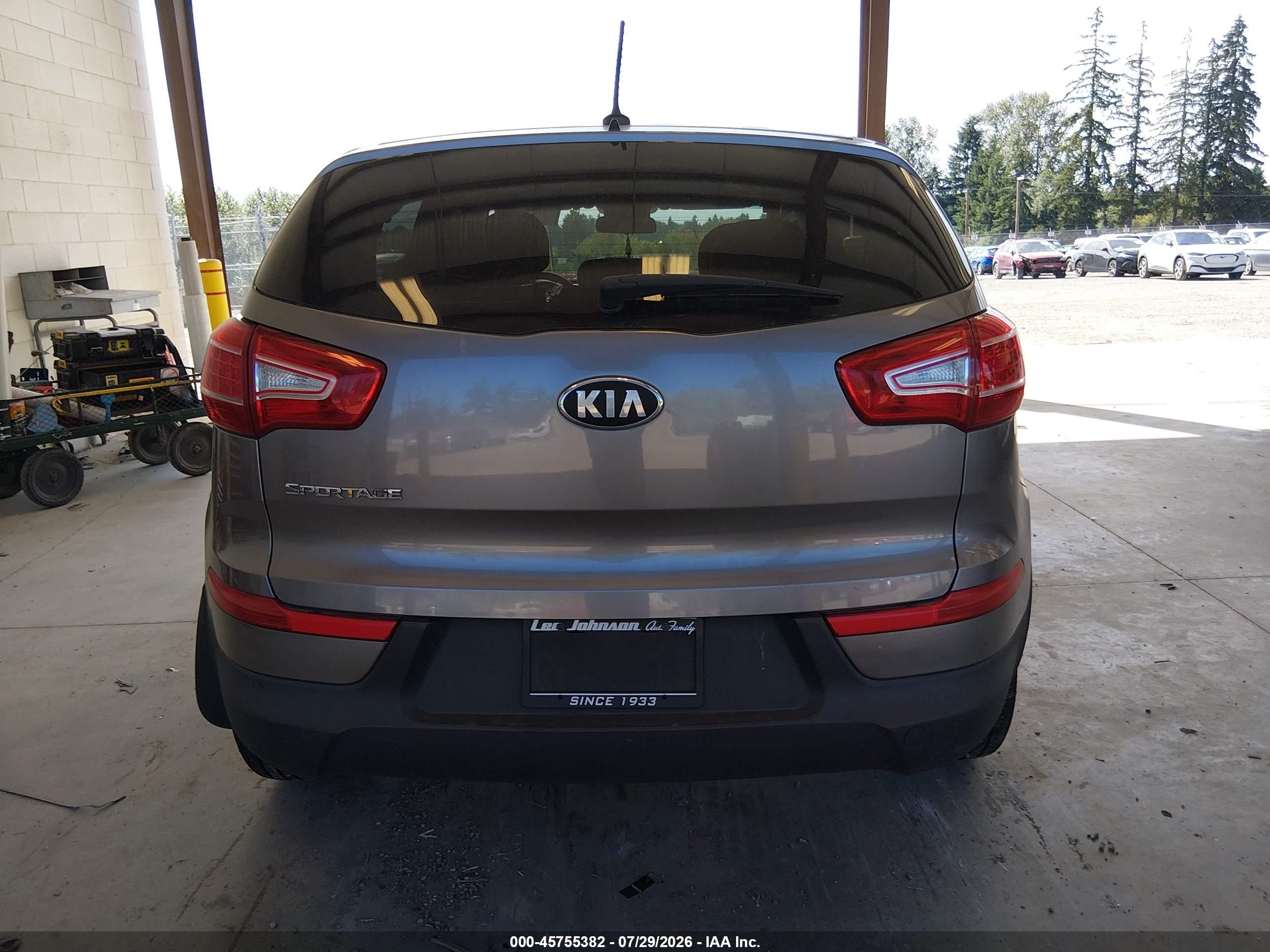 2013 Kia Sportage Lx Brown vin: KNDPBCA27D7486734