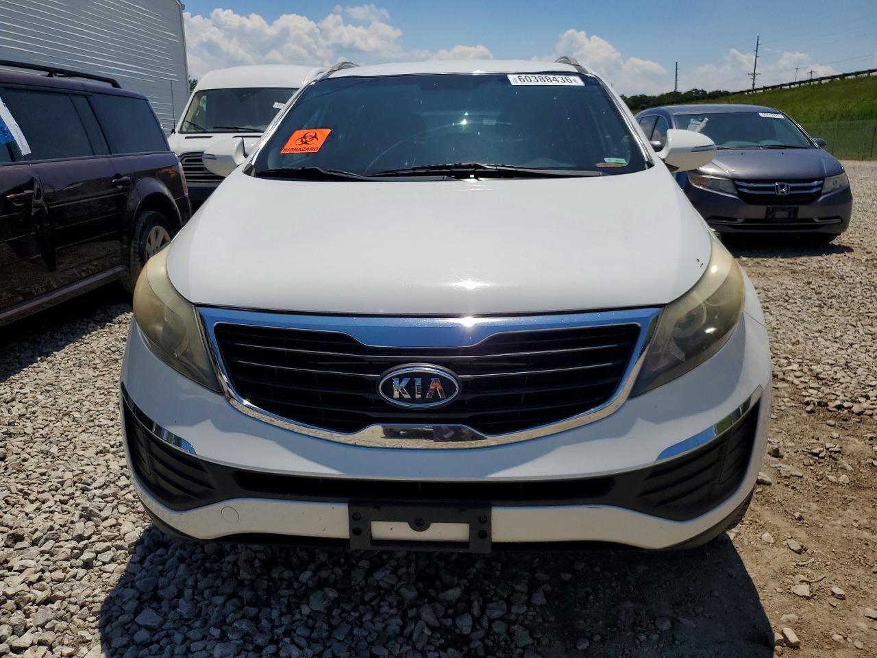 2011 Kia Sportage Ex/x Line Белый vin: KNDPBCA28B7038080