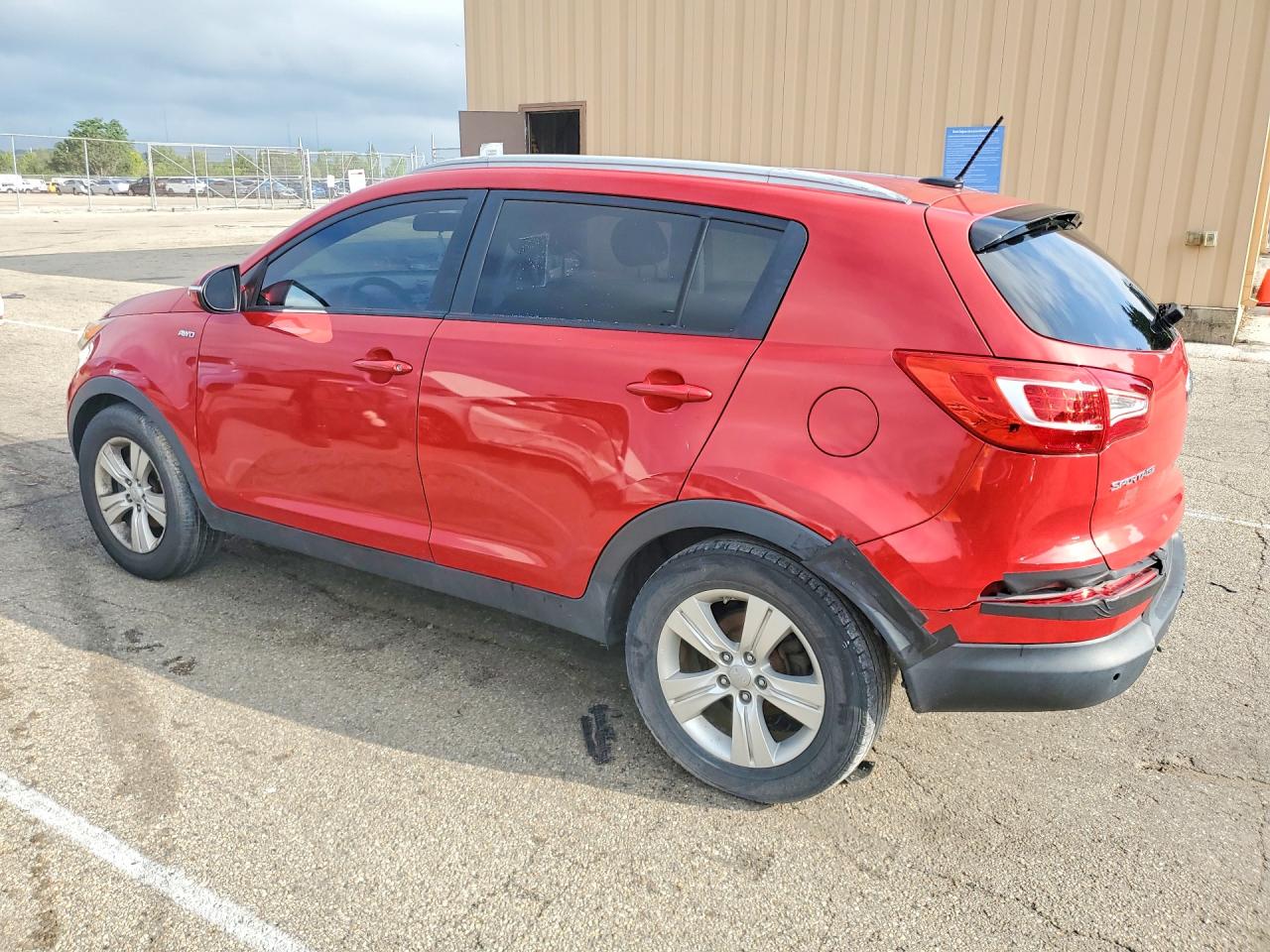 2012 Kia Sportage Lx Red vin: KNDPBCA28C7233369