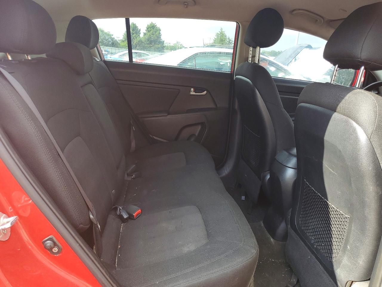 2012 Kia Sportage Lx Red vin: KNDPBCA28C7233369