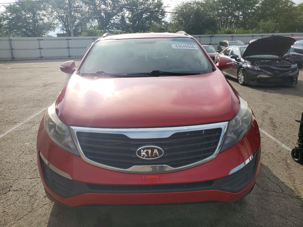 2012 Kia Sportage Lx Red vin: KNDPBCA28C7233369