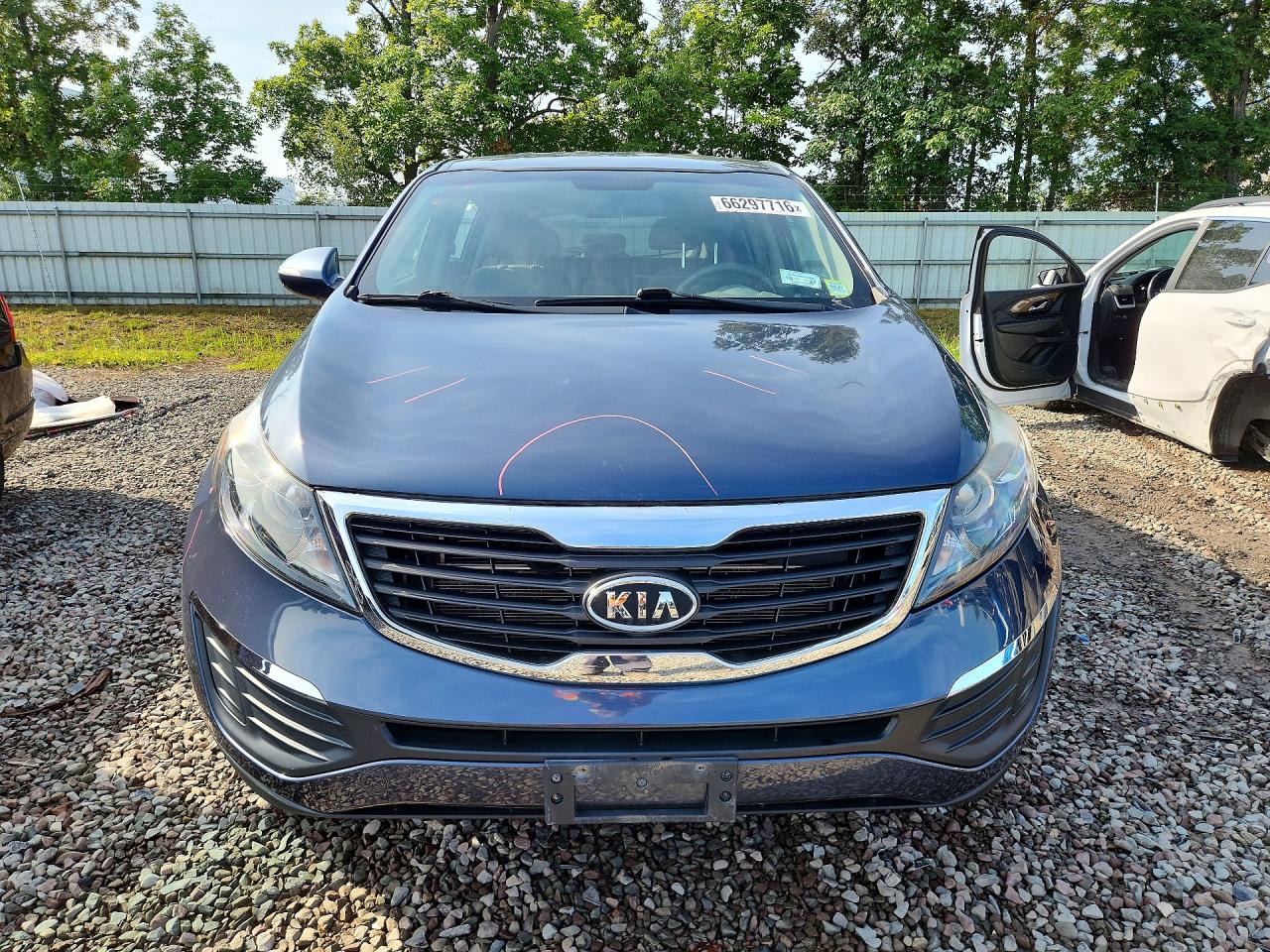 2012 Kia Sportage Lx Gray vin: KNDPBCA28C7292731
