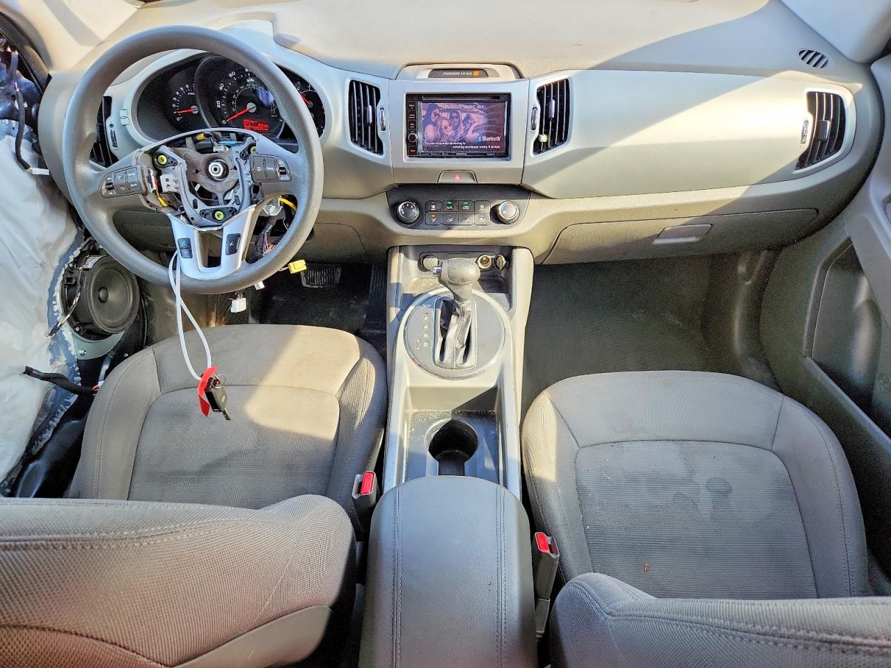 2012 Kia Sportage Lx Gray vin: KNDPBCA28C7292731