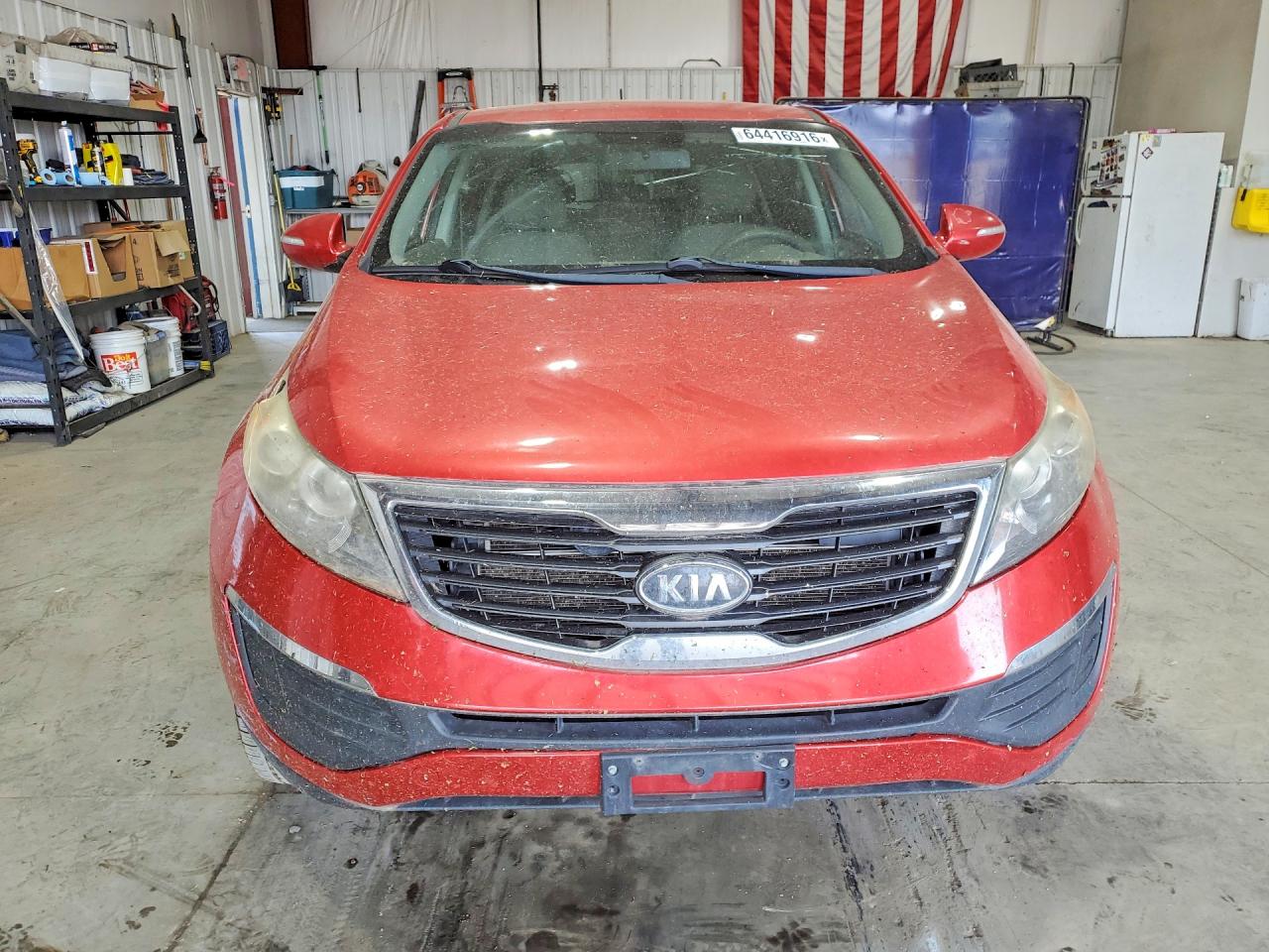 2012 Kia Sportage Lx Red vin: KNDPBCA28C7314758