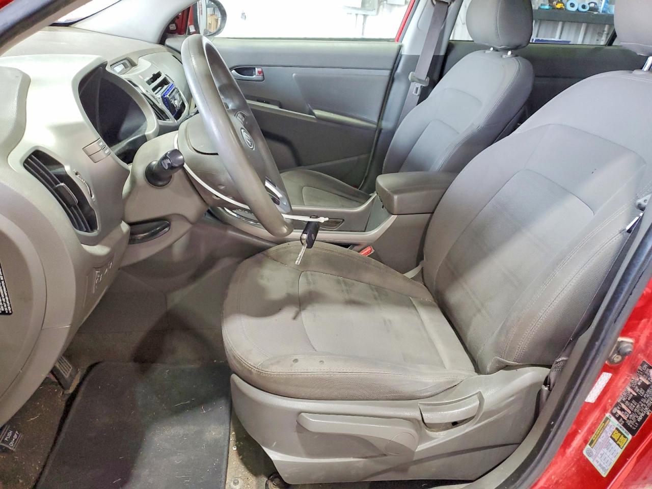 2012 Kia Sportage Lx Red vin: KNDPBCA28C7314758