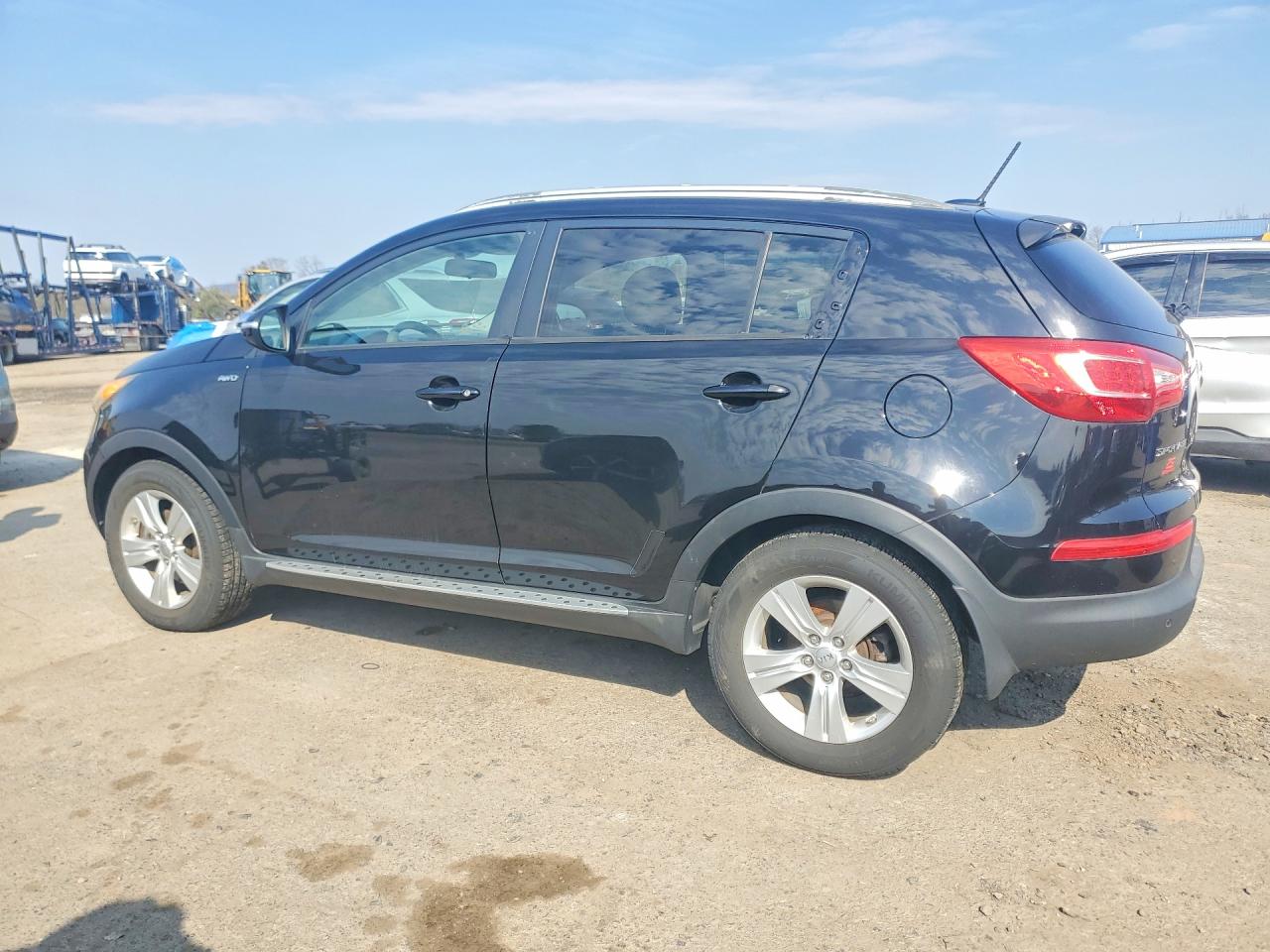 2013 Kia Sportage Lx Black vin: KNDPBCA28D7356090