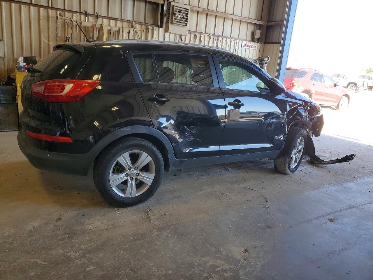 2013 Kia Sportage Lx Black vin: KNDPBCA28D7359491