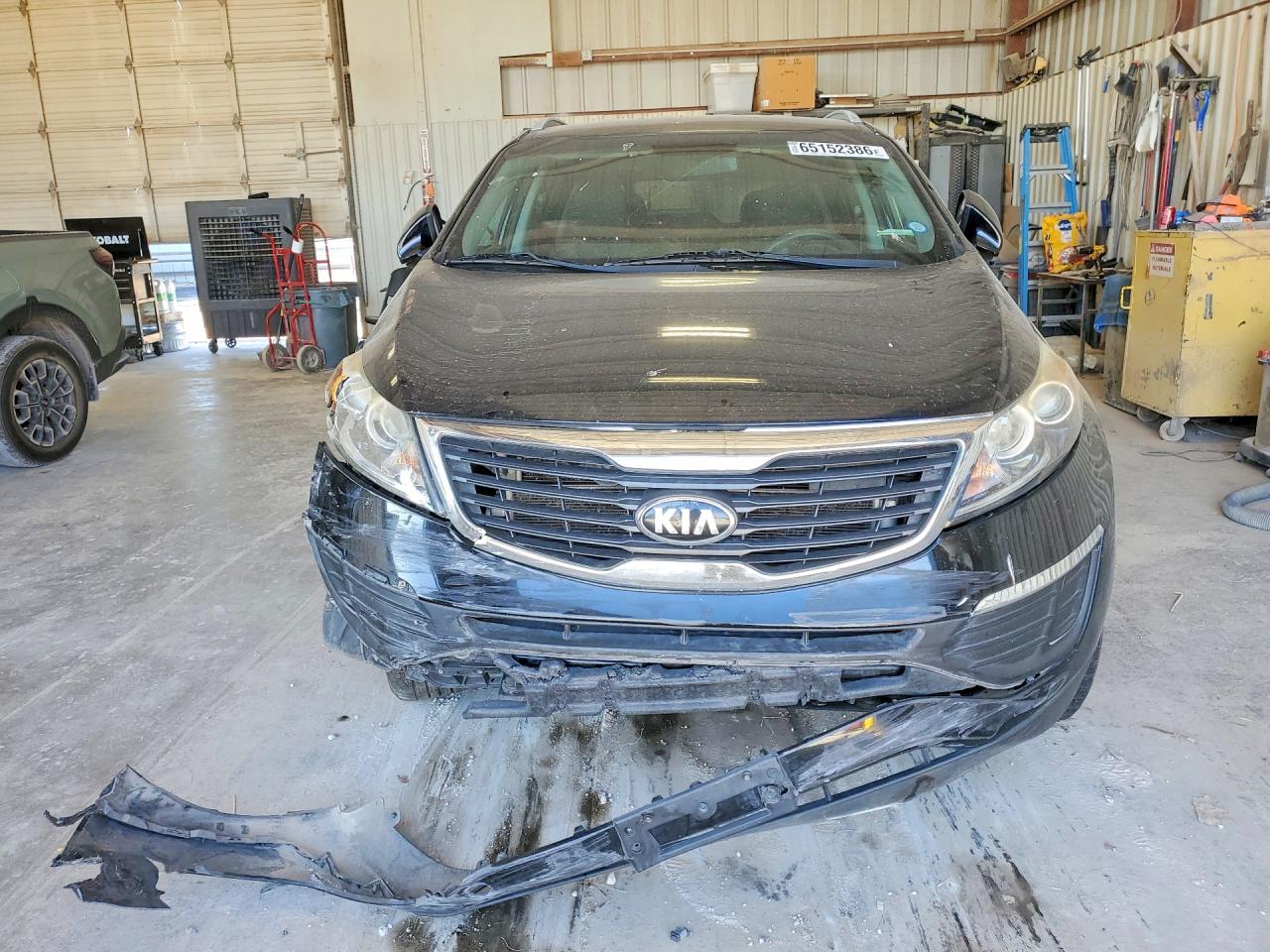 2013 Kia Sportage Lx Black vin: KNDPBCA28D7359491