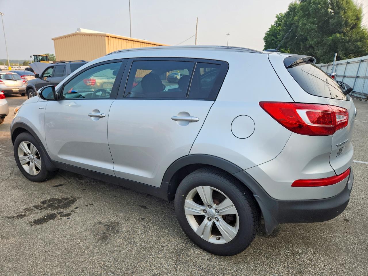 2013 Kia Sportage Lx Silver vin: KNDPBCA28D7523757
