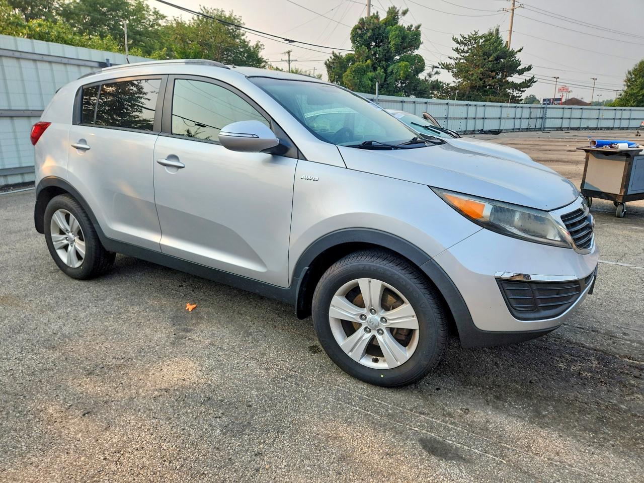 2013 Kia Sportage Lx Silver vin: KNDPBCA28D7523757