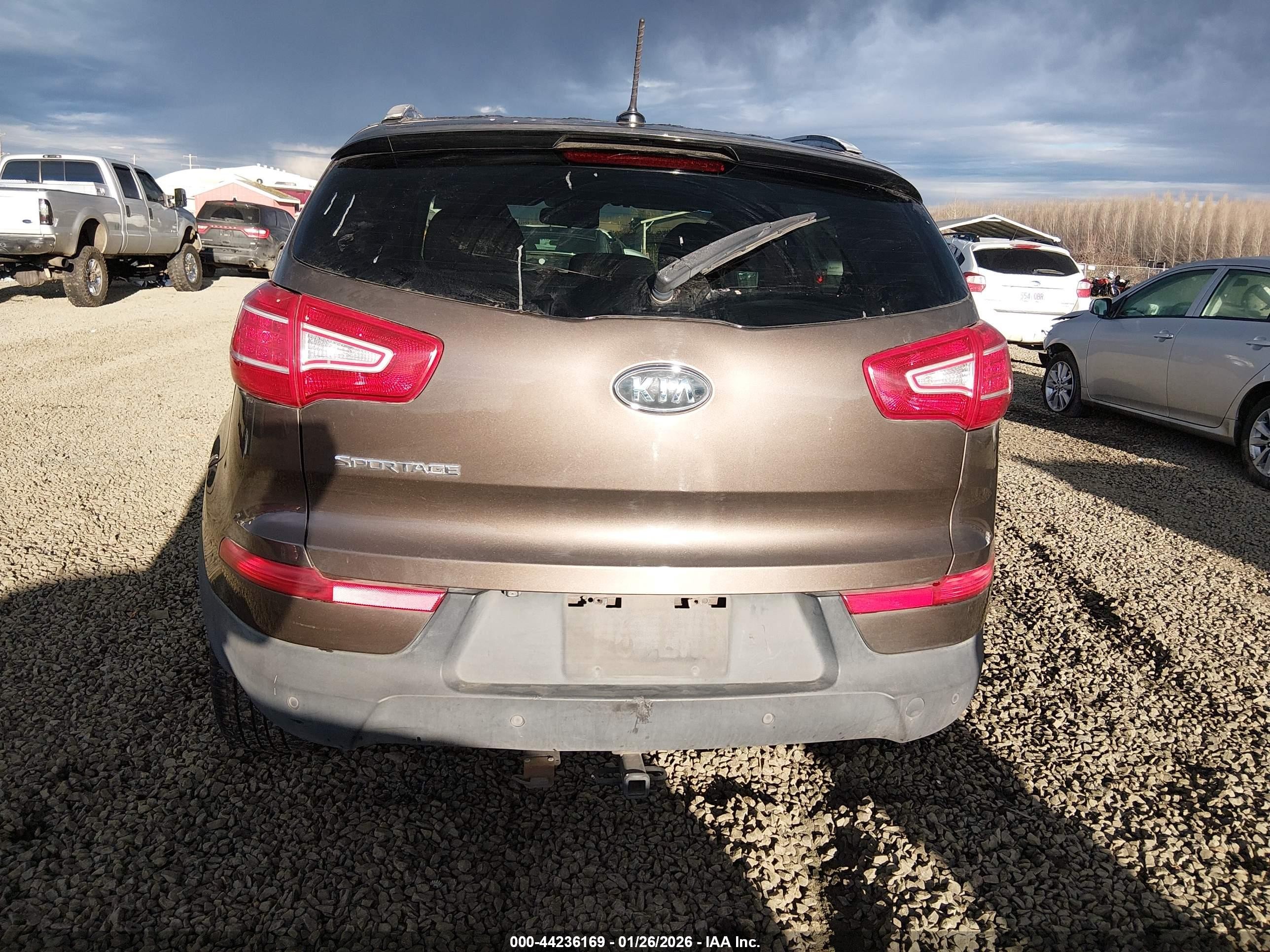 2011 Kia Sportage Lx Dark Brown vin: KNDPBCA29B7017819