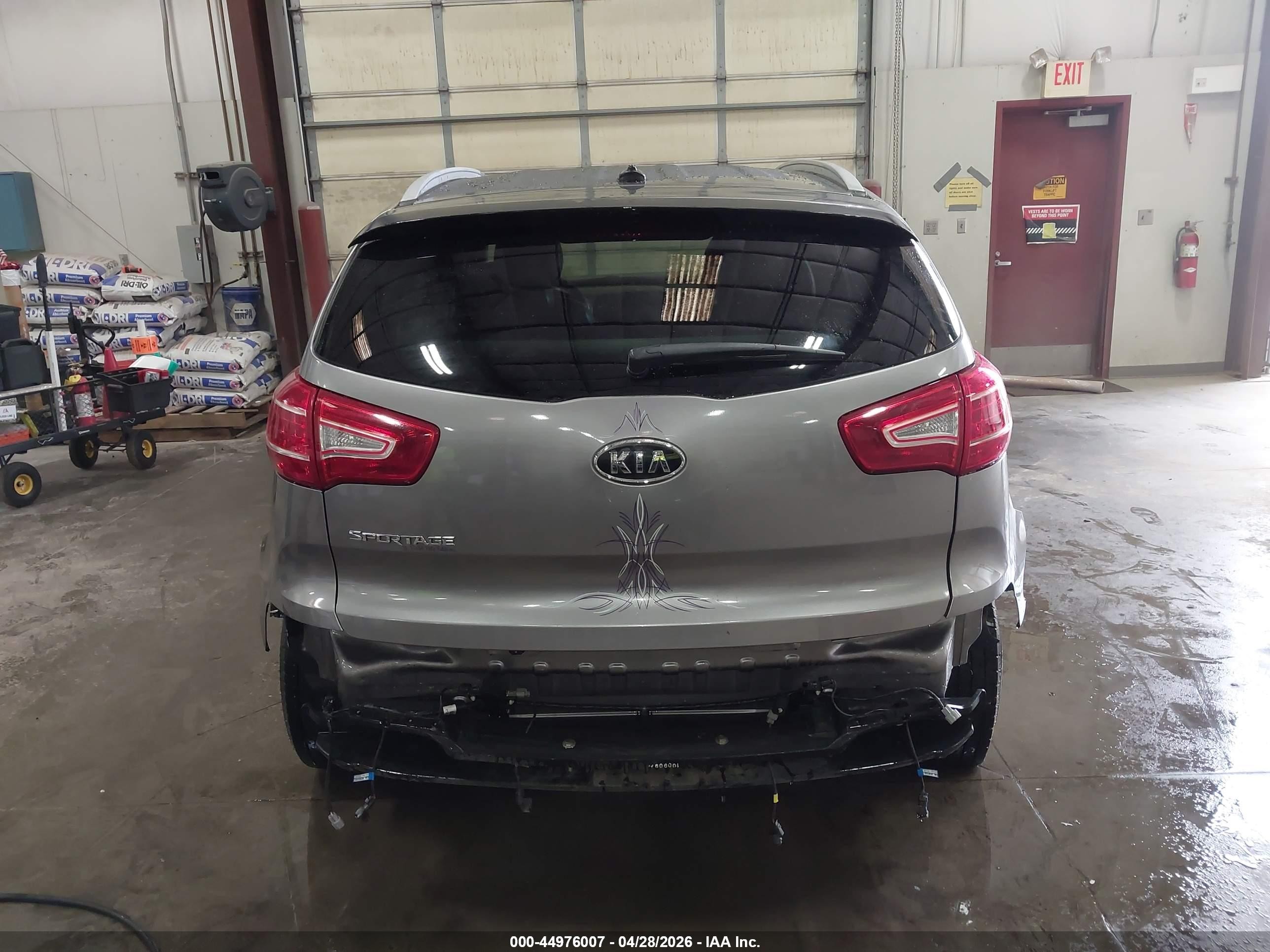 2011 Kia Sportage Lx Gray vin: KNDPBCA29B7049833