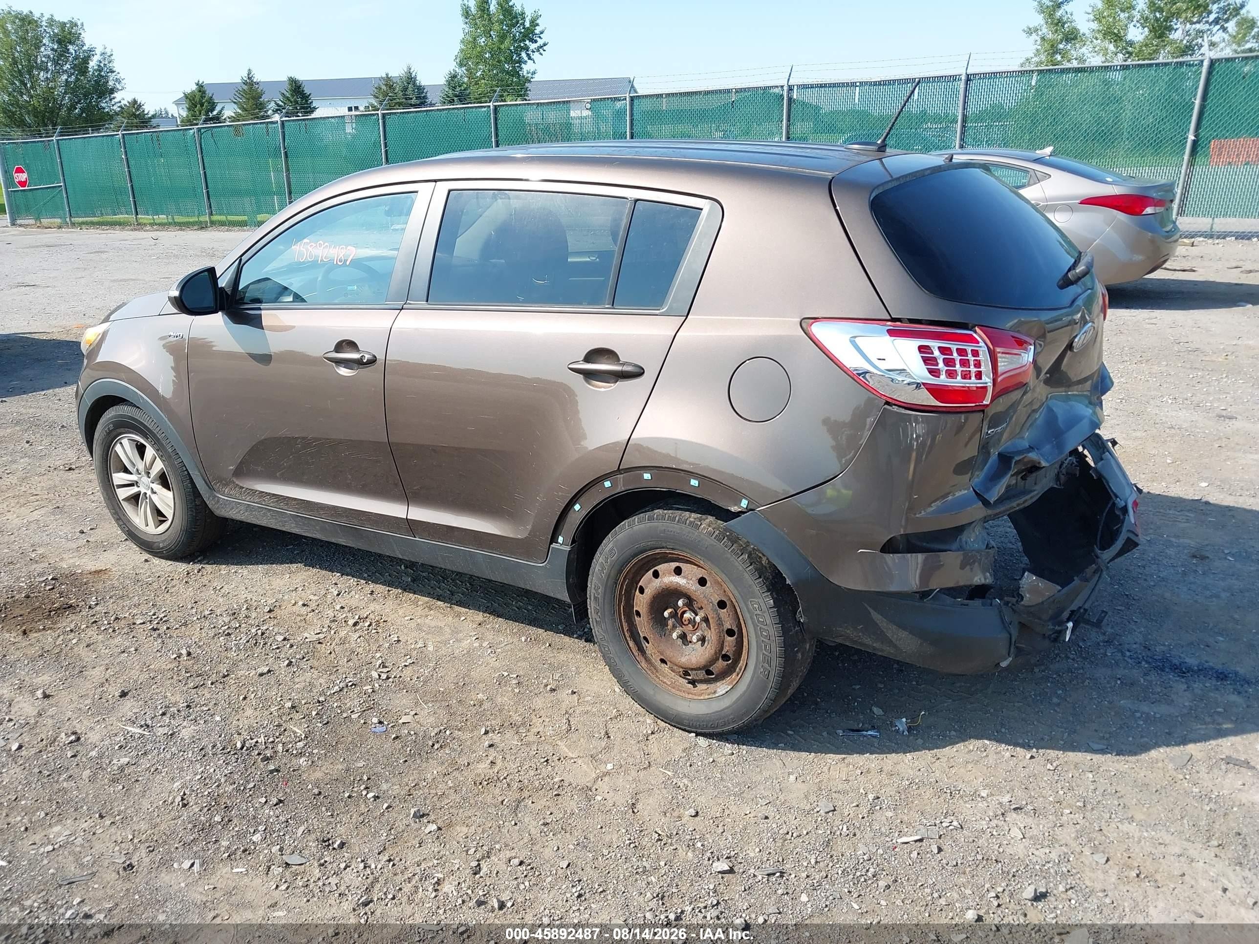 2011 Kia Sportage Lx Коричневый vin: KNDPBCA29B7075526