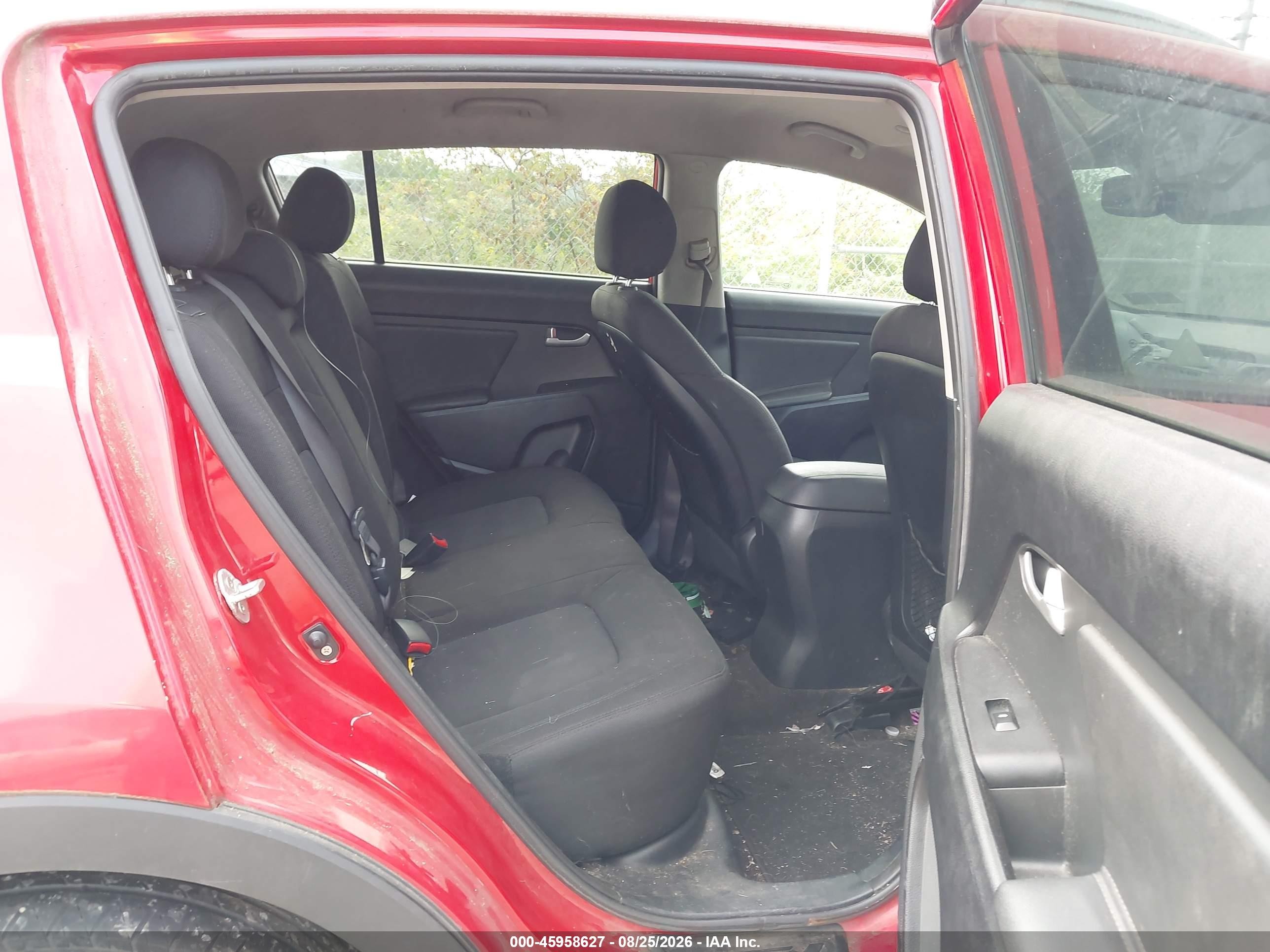 2012 Kia Sportage Lx Red vin: KNDPBCA29C7207167