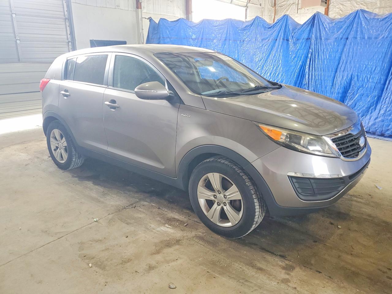 2013 Kia Sportage Lx Silver vin: KNDPBCA29D7405099
