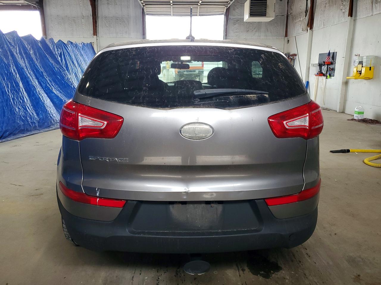 2013 Kia Sportage Lx Silver vin: KNDPBCA29D7405099