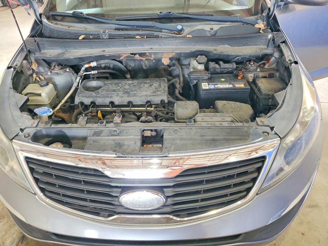 2013 Kia Sportage Lx Silver vin: KNDPBCA29D7405099