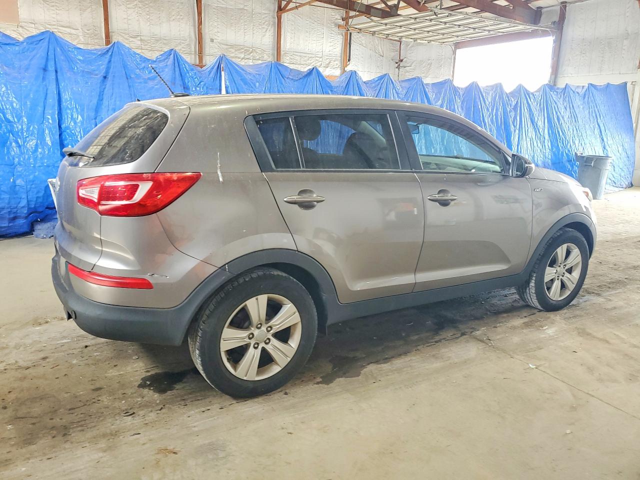 2013 Kia Sportage Lx Silver vin: KNDPBCA29D7405099