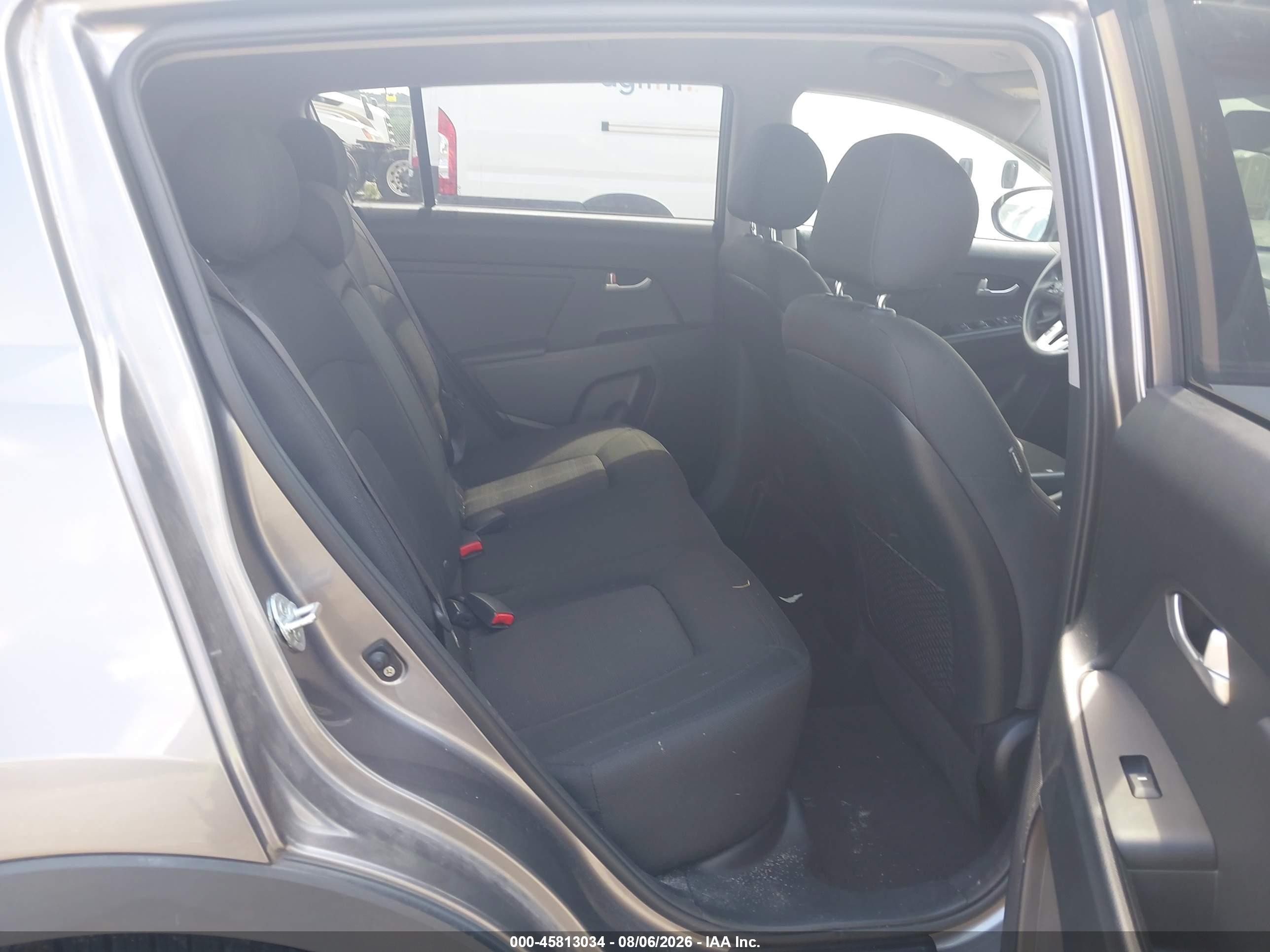 2013 Kia Sportage Lx Gray vin: KNDPBCA29D7493586